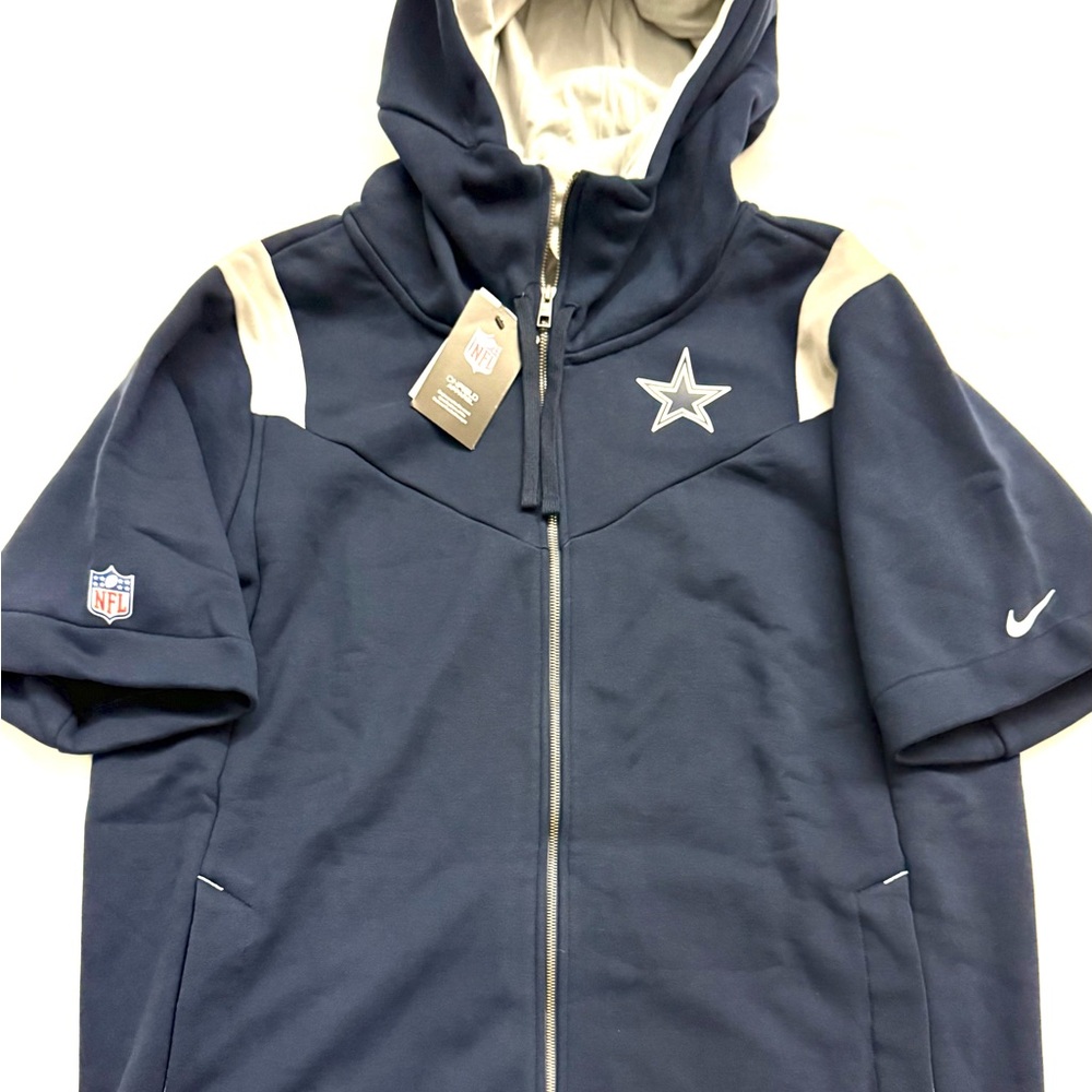 Nike NFL On Field Apparel Dallas Cowboys Game Issue Zip up Hoodie NWT w/$120tags